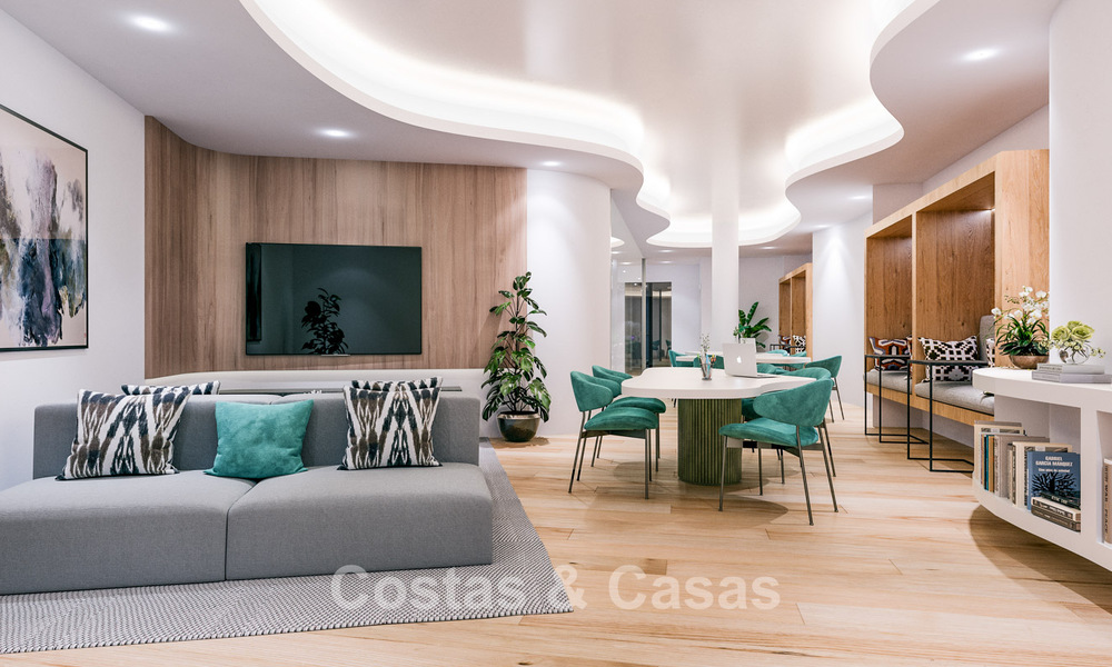 Frontline Golf, modern luxurious apartments for sale, walking distance to amenities in Guadalmina and San Pedro in Marbella 806666