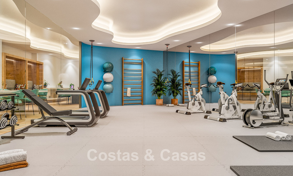 Frontline Golf, modern luxurious apartments for sale, walking distance to amenities in Guadalmina and San Pedro in Marbella 806667
