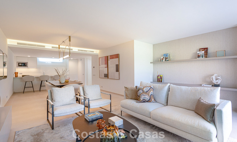 Frontline Golf, modern luxurious apartments for sale, walking distance to amenities in Guadalmina and San Pedro in Marbella 806677