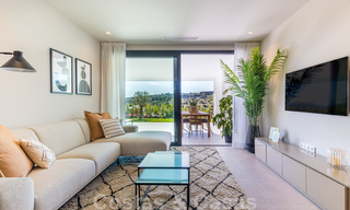 New development with luxury apartments for sale offering panoramic views to the sea and a golf course in Estepona 37415 