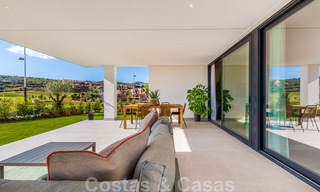 New development with luxury apartments for sale offering panoramic views to the sea and a golf course in Estepona 37421 