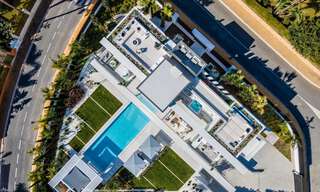 Move in ready, new modern design villa for sale in highly sought-after beachside urbanisation just east of Marbella centre 37567 