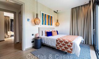 Ready to move into, modern luxury villa for sale, frontline golf in Benahavis - Marbella 37642 