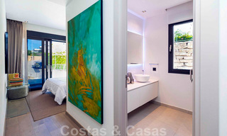Ready to move into, modern luxury villa for sale, frontline golf in Benahavis - Marbella 37645 