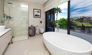 Ready to move into, modern luxury villa for sale, frontline golf in Benahavis - Marbella 37648 