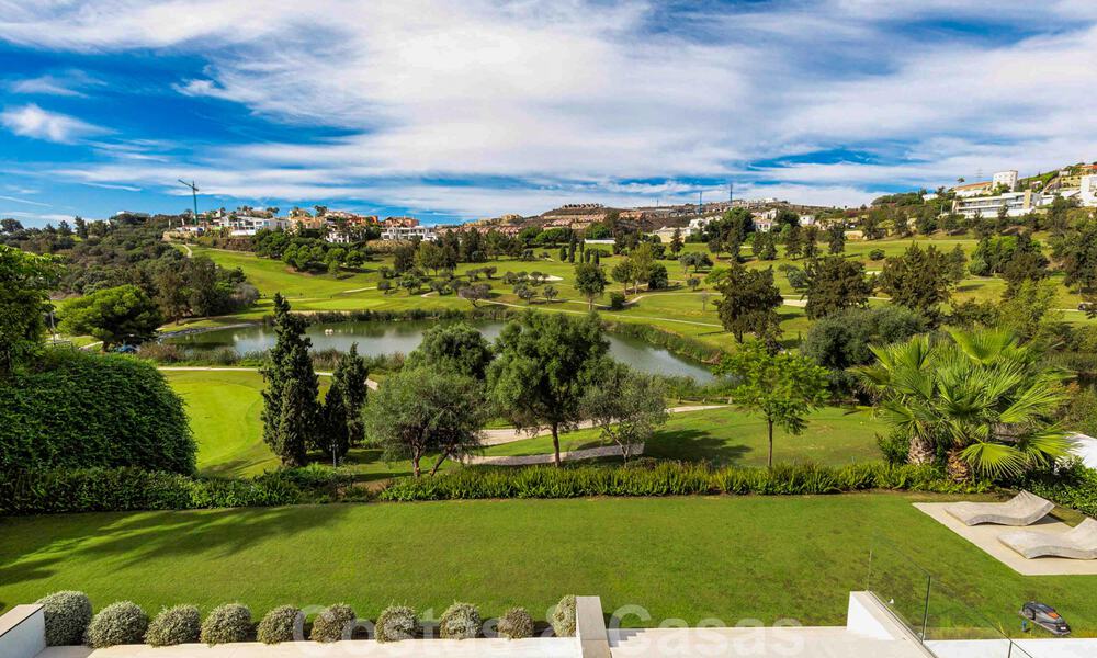 Ready to move into, modern luxury villa for sale, frontline golf in Benahavis - Marbella 37650
