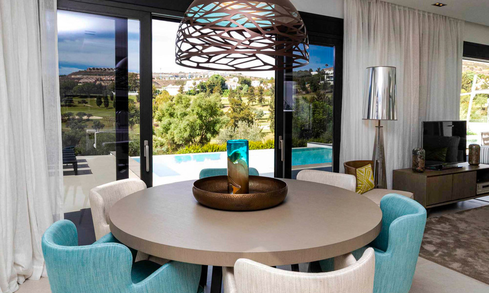 Ready to move into, modern luxury villa for sale, frontline golf in Benahavis - Marbella 37660