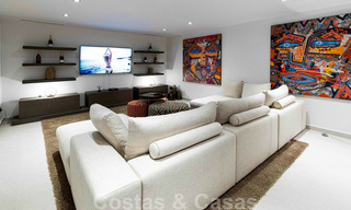 Ready to move into, modern luxury villa for sale, frontline golf in Benahavis - Marbella 37667 