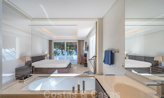Contemporary refurbished frontline beach luxury penthouse for sale on the Golden Mile in Marbella 37682 