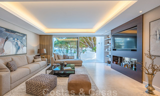 Contemporary refurbished frontline beach luxury penthouse for sale on the Golden Mile in Marbella 37685 
