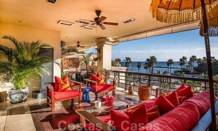 Frontline beach luxury apartment for sale with sea views in Puerto Banus, Marbella 37738