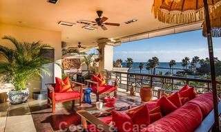 Frontline beach luxury apartment for sale with sea views in Puerto Banus, Marbella 37738 