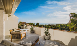 Luxurious penthouse for sale with sea views in a chic complex on the Golden Mile in Marbella 37749 