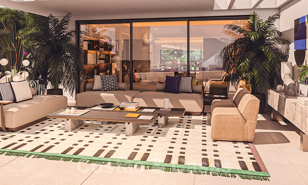 Beachfront new development. Ultra-luxury apartments for sale in frontline beach complex in Marbella 37795