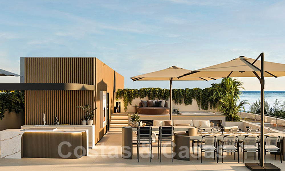 Beachfront new development. Ultra-luxury apartments for sale in frontline beach complex in Marbella 37808