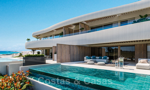 Beachfront new development. Ultra-luxury apartments for sale in frontline beach complex in Marbella 37811