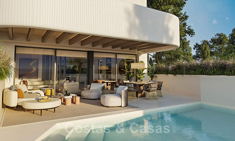 Beachfront new development. Ultra-luxury villas for sale in first line beach complex in Marbella 37824