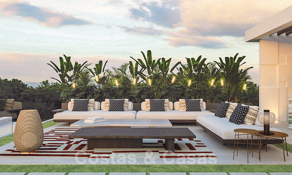 Pre-launch! Beachfront new development. Ultra-luxury villas for sale in first line beach complex in Marbella 37834