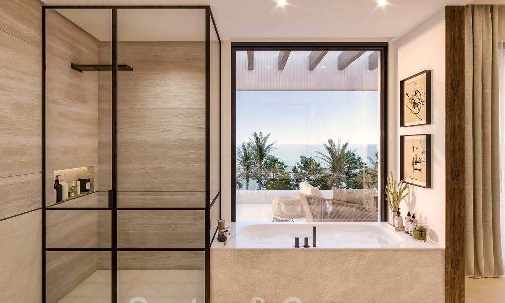 Beachfront new development. Ultra-luxury villas for sale in first line beach complex in Marbella 48717
