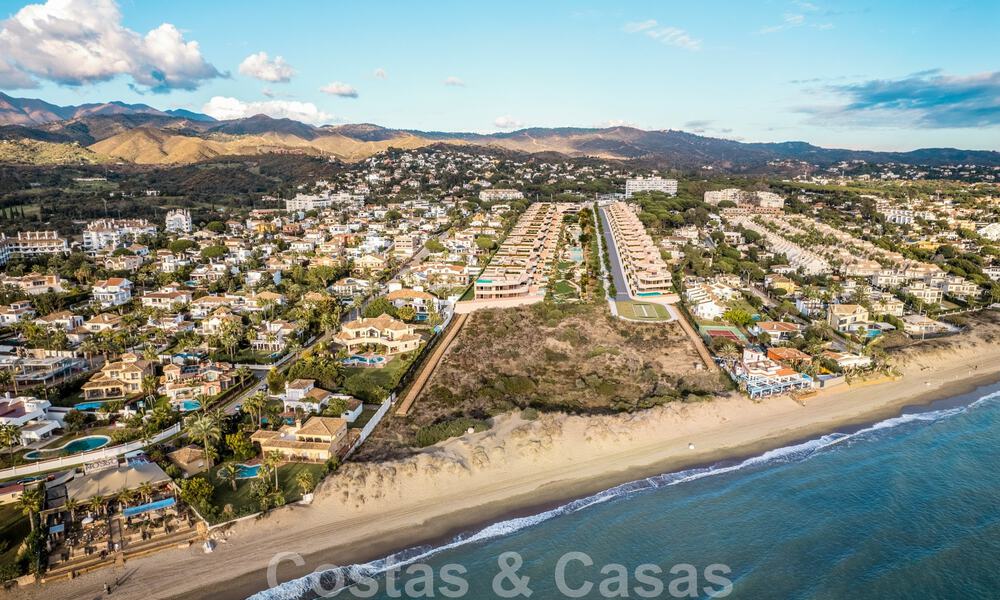 Beachfront new development. Ultra-luxury villas for sale in first line beach complex in Marbella 48723
