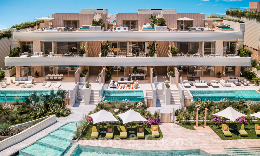 Beachfront new development. Ultra-luxury villas for sale in first line beach complex in Marbella 48725