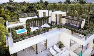 Move in ready! New modern luxury villas for sale at a stone´s throw from the beach and Puerto Banus on the Golden Mile in Marbella 37885 