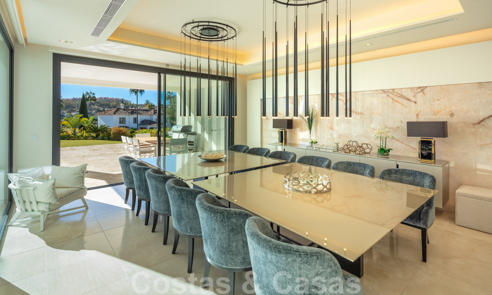 Phenomenal, contemporary, new luxury villa for sale in the heart of Nueva Andalucia's Golf Valley in Marbella 37911