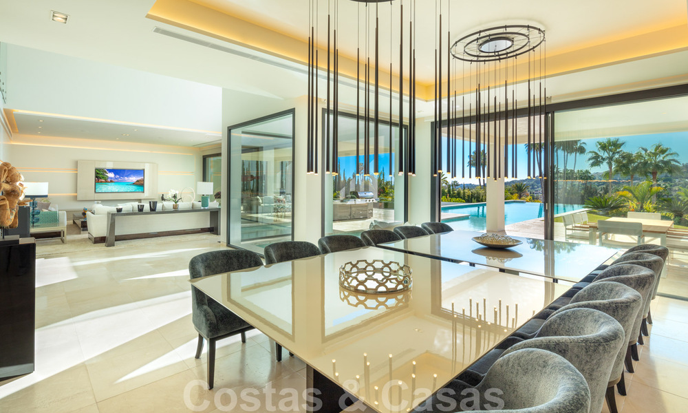 Phenomenal, contemporary, new luxury villa for sale in the heart of Nueva Andalucia's Golf Valley in Marbella 37912