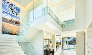 Phenomenal, contemporary, new luxury villa for sale in the heart of Nueva Andalucia's Golf Valley in Marbella 37918 