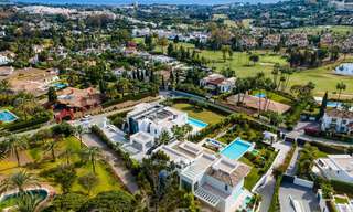 Phenomenal, contemporary, new luxury villa for sale in the heart of Nueva Andalucia's Golf Valley in Marbella. Highly reduced in price! 37922 
