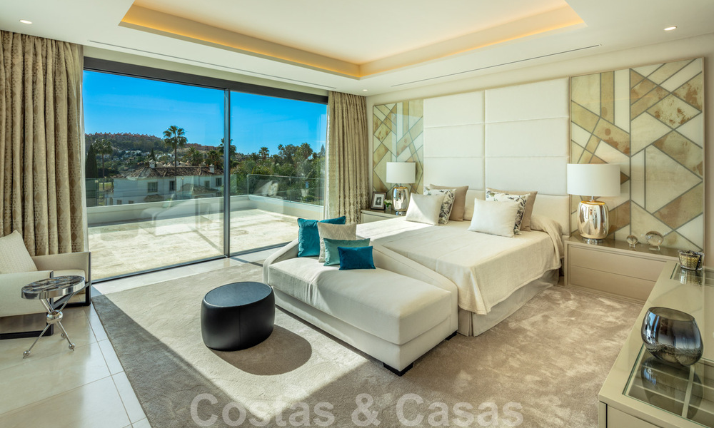 Phenomenal, contemporary, new luxury villa for sale in the heart of Nueva Andalucia's Golf Valley in Marbella 37927