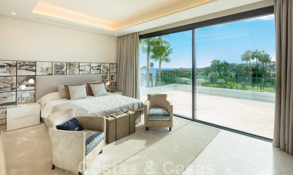 Phenomenal, contemporary, new luxury villa for sale in the heart of Nueva Andalucia's Golf Valley in Marbella 37932