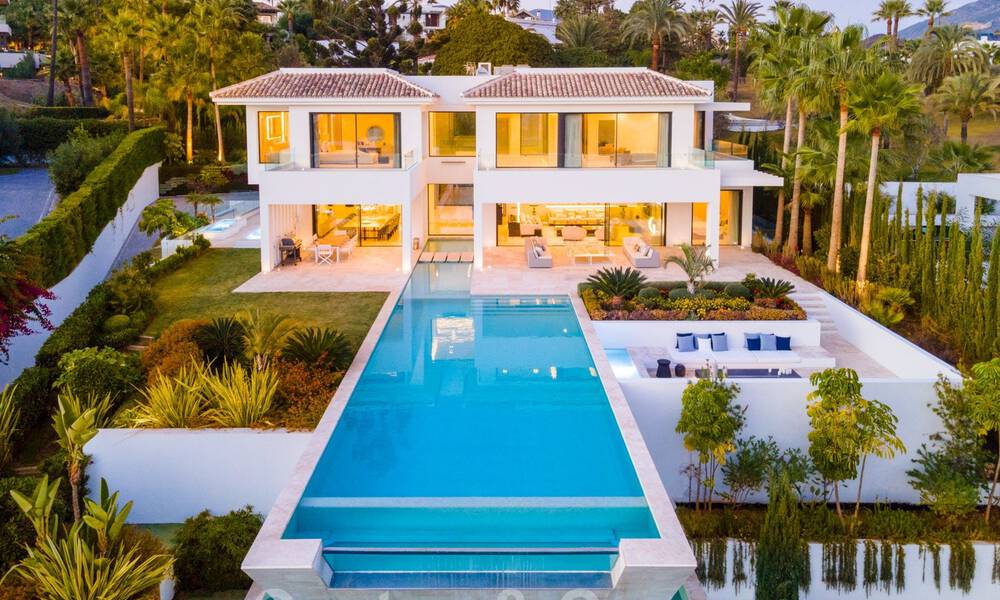 Phenomenal, contemporary, new luxury villa for sale in the heart of Nueva Andalucia's Golf Valley in Marbella 37936