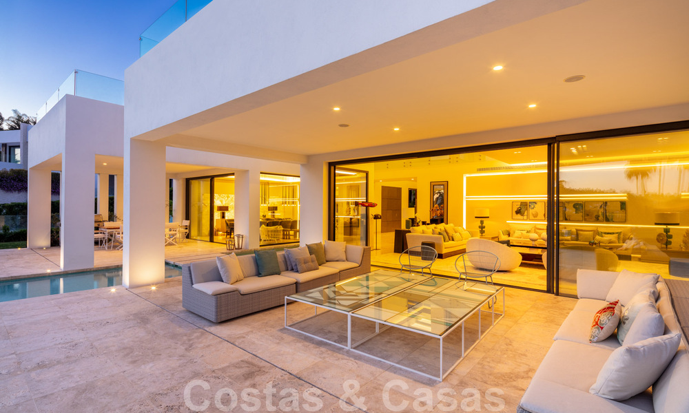 Phenomenal, contemporary, new luxury villa for sale in the heart of Nueva Andalucia's Golf Valley in Marbella 37938