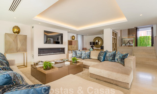 Ready to move in, modern design villa for sale, second line beach on the Golden Mile - Marbella 37983 