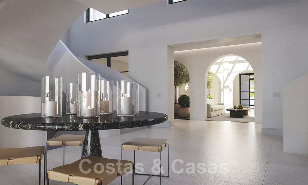 Majestic, contemporary Mediterranean luxury villa for sale with breath-taking sea views in the exclusive Cascada de Camojan in Marbella 38055