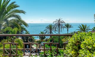 Stylish frontline beach penthouse for sale in Mediterranean style with sea views in Los Monteros, Marbella 38068 