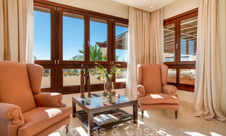 Stylish frontline beach penthouse for sale in Mediterranean style with sea views in Los Monteros, Marbella 38072 