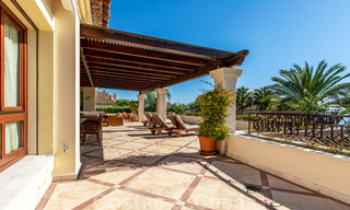 Stylish frontline beach penthouse for sale in Mediterranean style with sea views in Los Monteros, Marbella 38081 