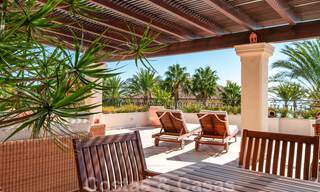 Stylish frontline beach penthouse for sale in Mediterranean style with sea views in Los Monteros, Marbella 38084 