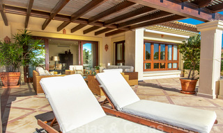 Stylish frontline beach penthouse for sale in Mediterranean style with sea views in Los Monteros, Marbella 38085 