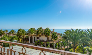Stylish frontline beach penthouse for sale in Mediterranean style with sea views in Los Monteros, Marbella 38105 