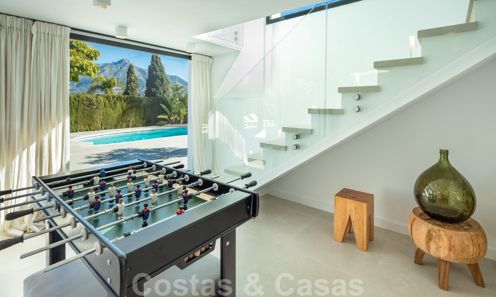 Elegant, very stylish luxury villa for sale in the heart of the Golf Valley in Nueva Andalucia in Marbella 38213