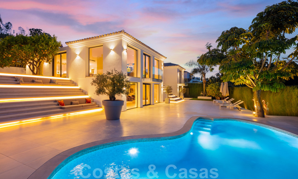 Elegant, very stylish luxury villa for sale in the heart of the Golf Valley in Nueva Andalucia in Marbella 38232