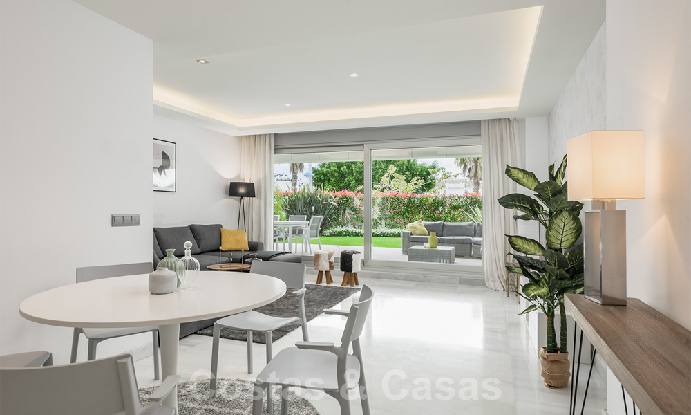 Ready to move in, modern apartment for sale, a stone's throw from the beach and a short walk from the city centre in San Pedro, Marbella 38239