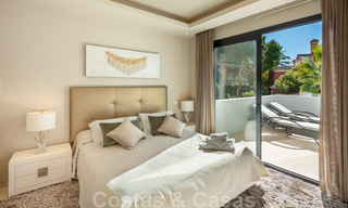 Contemporary, stylish luxury villa for sale in a gated and secure community on the Golden Mile in Marbella 38268 