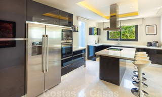 Contemporary, stylish luxury villa for sale in a gated and secure community on the Golden Mile in Marbella 38278 