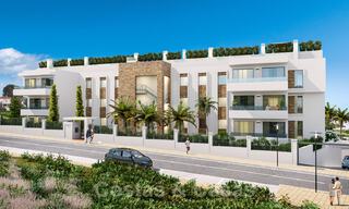 New development with luxury apartments and penthouses with private pools and sea views at only 500 meters from the sea in Estepona 38405 