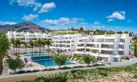 New development with luxury apartments and penthouses with private pools and sea views at only 500 meters from the sea in Estepona 38406