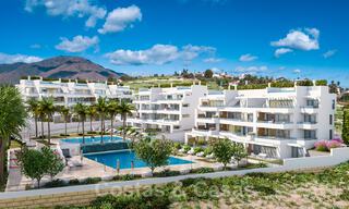 New development with luxury apartments and penthouses with private pools and sea views at only 500 meters from the sea in Estepona 38406 
